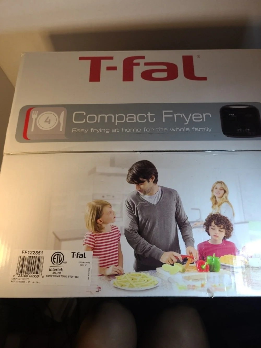 T-fal Compact Deep Fryer 2.2 lb Capacity Countertop New